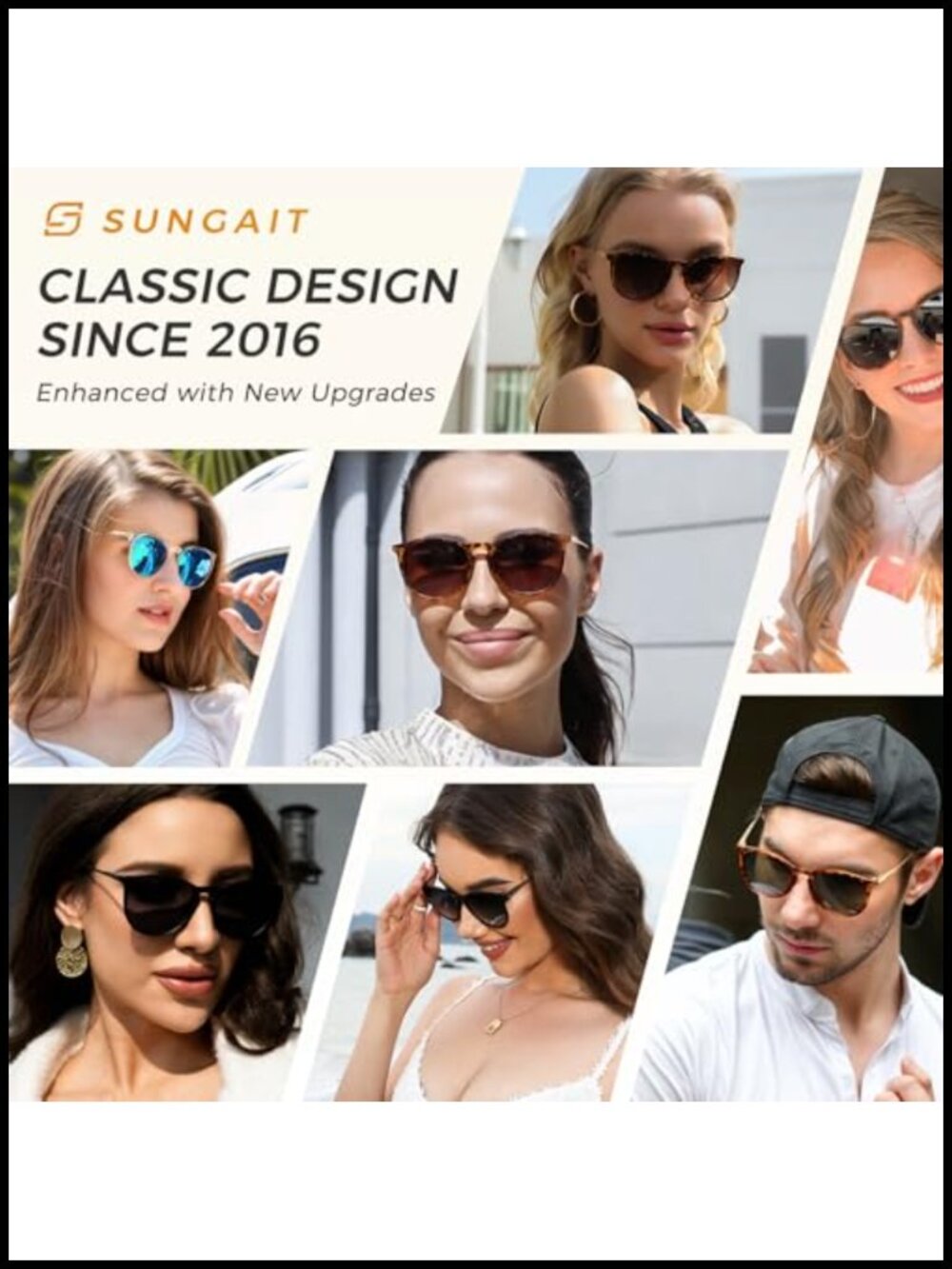 Round Polarized Sunglasses Vintage Classic Retro Style Unisex - Picture 2 of 6